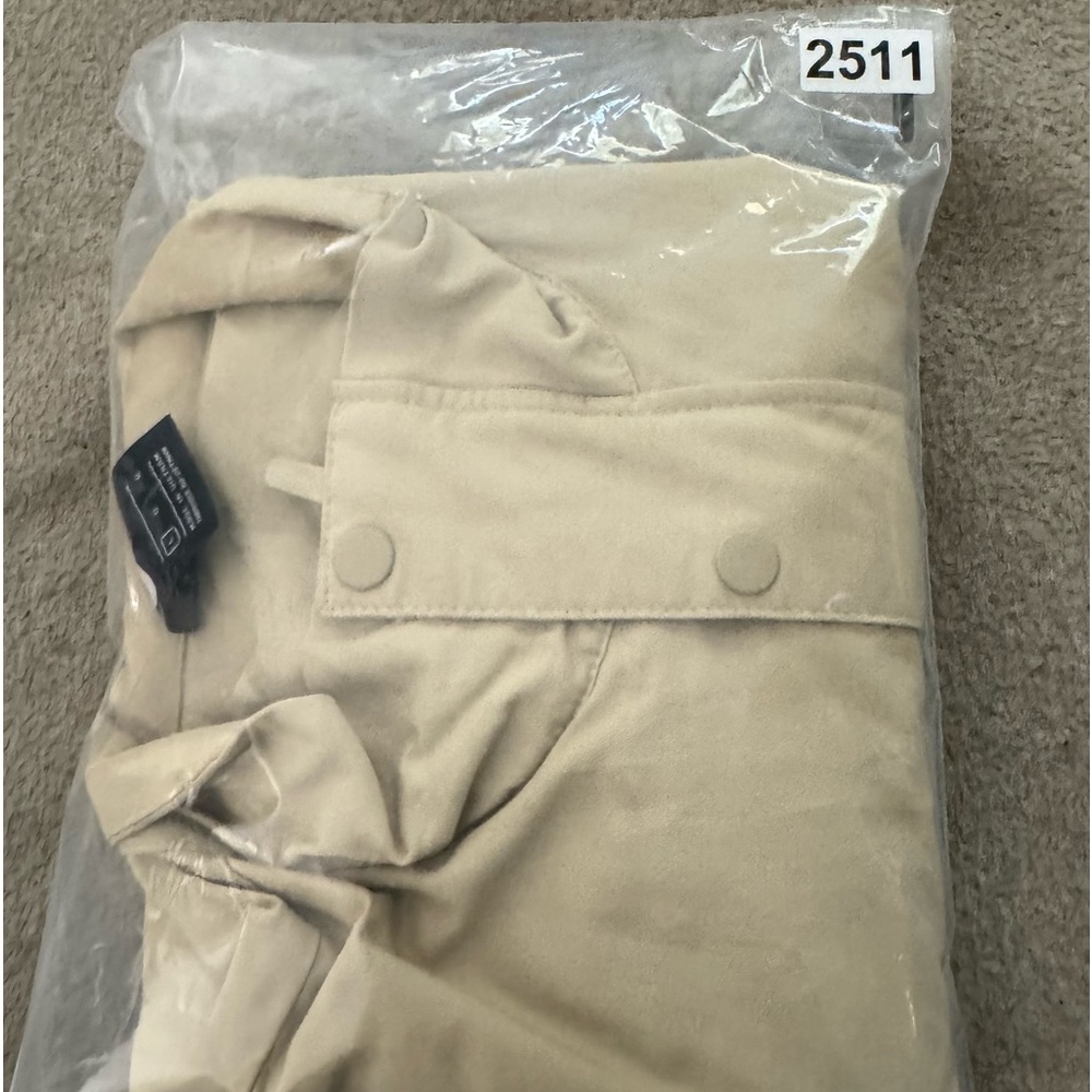 Nike Men’s Sportswear Woven M65 Full-Zip Military Jacket Sand Large - Picture 13 of 13